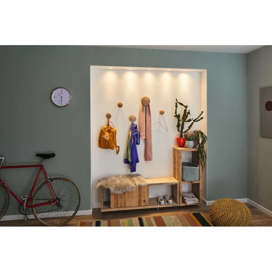 Paulmann 94292 - LED/4W IP23 Kopalniška vgradna svetilka COIN 230V