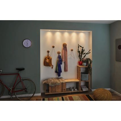 Paulmann 94292 - LED/4W IP23 Kopalniška vgradna svetilka COIN 230V