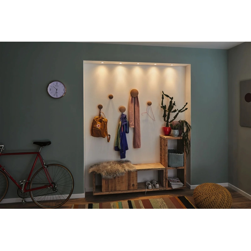 Paulmann 94292 - LED/4W IP23 Kopalniška vgradna svetilka COIN 230V