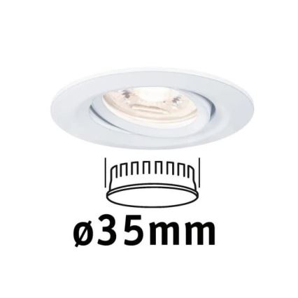 Paulmann 94292 - LED/4W IP23 Kopalniška vgradna svetilka COIN 230V