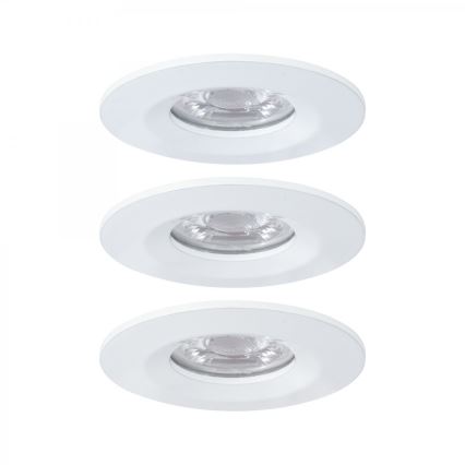 Paulmann 94299 - SET 3xLED/4W IP44 Kopalniška vgradna svetilka NOVA 230V
