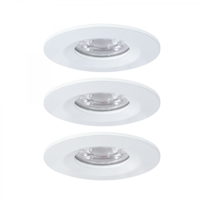 Paulmann 94299 - SET 3xLED/4W IP44 Kopalniška vgradna svetilka NOVA 230V