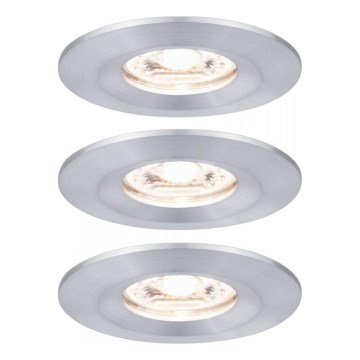 Paulmann 94305 - SET 3xLED/4W IP44 Kopalniška vgradna svetilka NOVA 230V