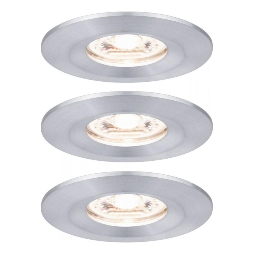 Paulmann 94305 - SET 3xLED/4W IP44 Kopalniška vgradna svetilka NOVA 230V