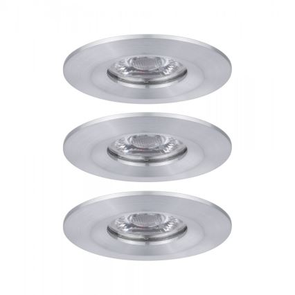 Paulmann 94305 - SET 3xLED/4W IP44 Kopalniška vgradna svetilka NOVA 230V