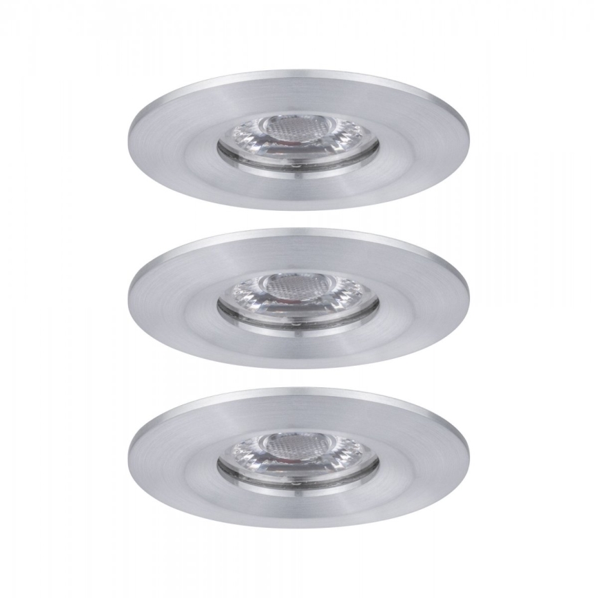Paulmann 94305 - SET 3xLED/4W IP44 Kopalniška vgradna svetilka NOVA 230V