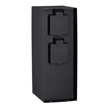 Paulmann 94313 - Zunanji stebriček z vtičnicami RIO 4Z SCHUKO 230V IP44
