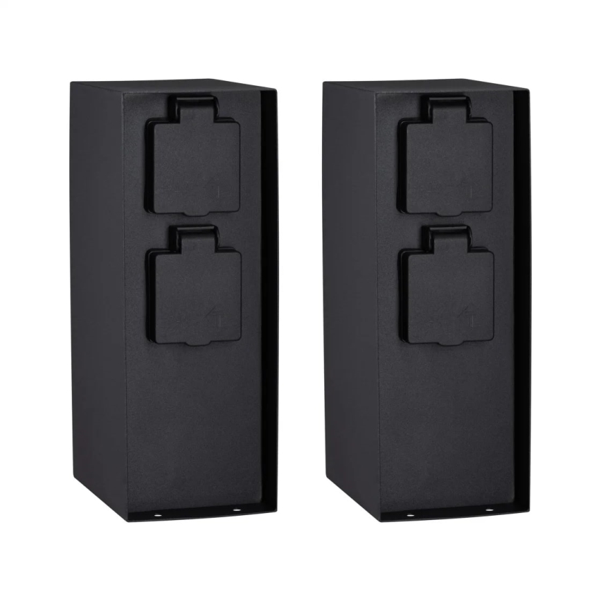 Paulmann 94313 - Zunanji stebriček z vtičnicami RIO 4Z SCHUKO 230V IP44