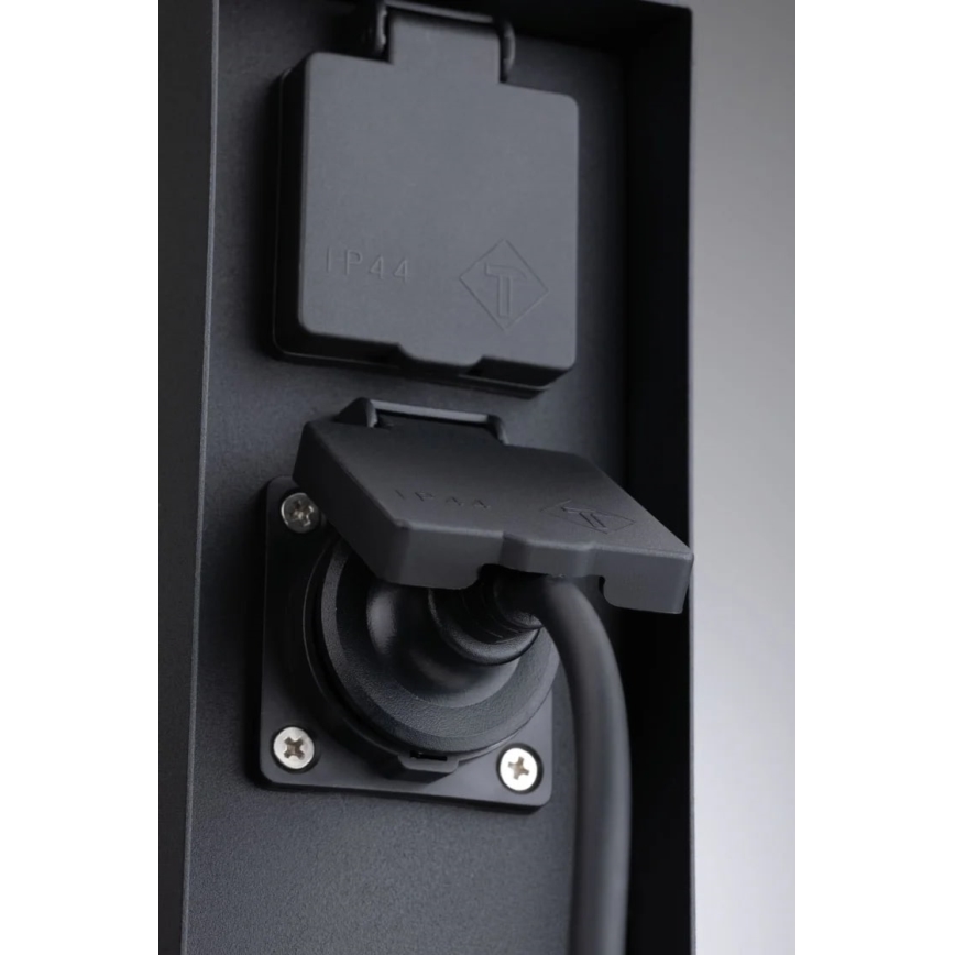 Paulmann 94313 - Zunanji stebriček z vtičnicami RIO 4Z SCHUKO 230V IP44
