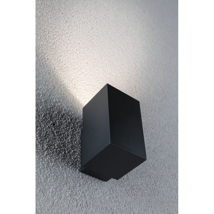 Paulmann 94327 - LED/3,8W IP44 Zunanja stenska svetilka FLAME 230V antracit