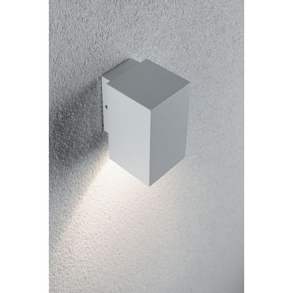 Paulmann 94329 - LED/3,8W IP44 Zunanja stenska svetilka FLAME 230V bela