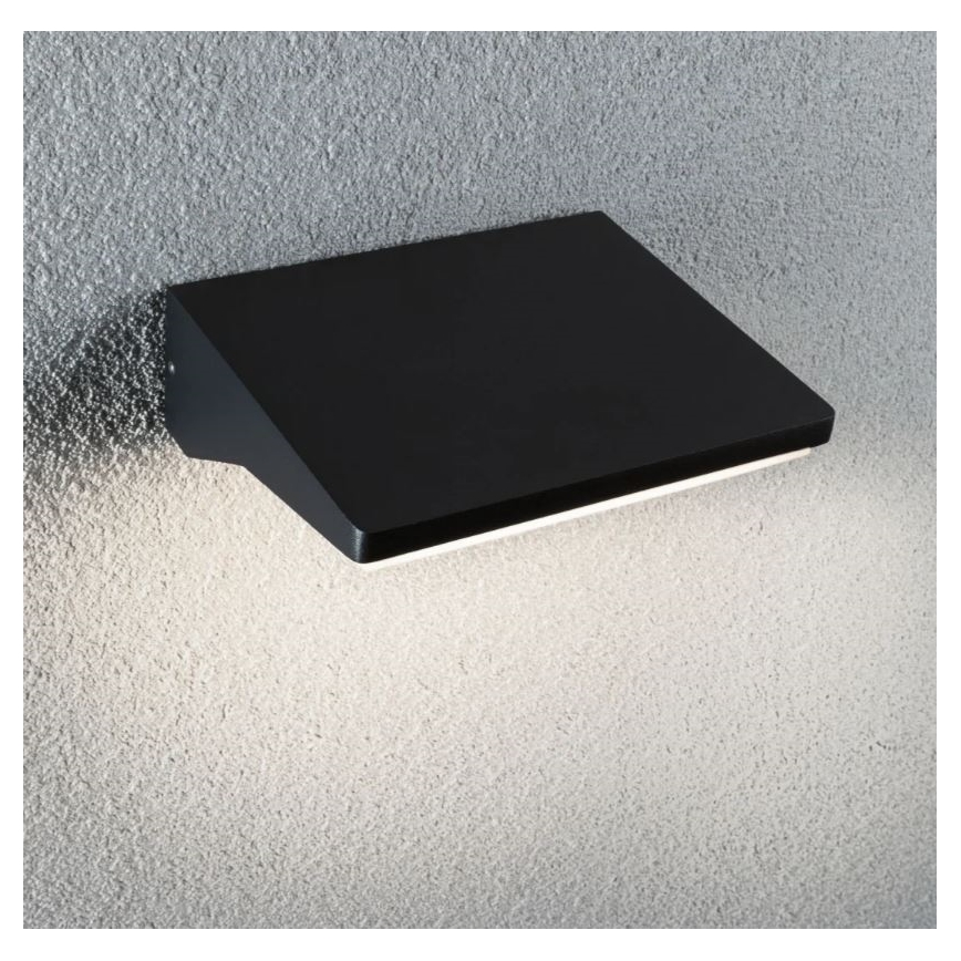 Paulmann 94333 - LED/7,4W IP44 Zunanja stenska svetilka s senzorjem HOUSE 230V
