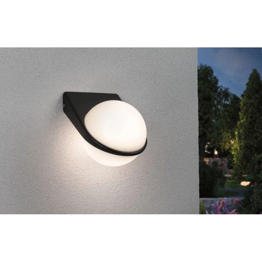 Paulmann 94401 - LED/10W IP44 Zunanja stenska svetilka KROGLA 230V