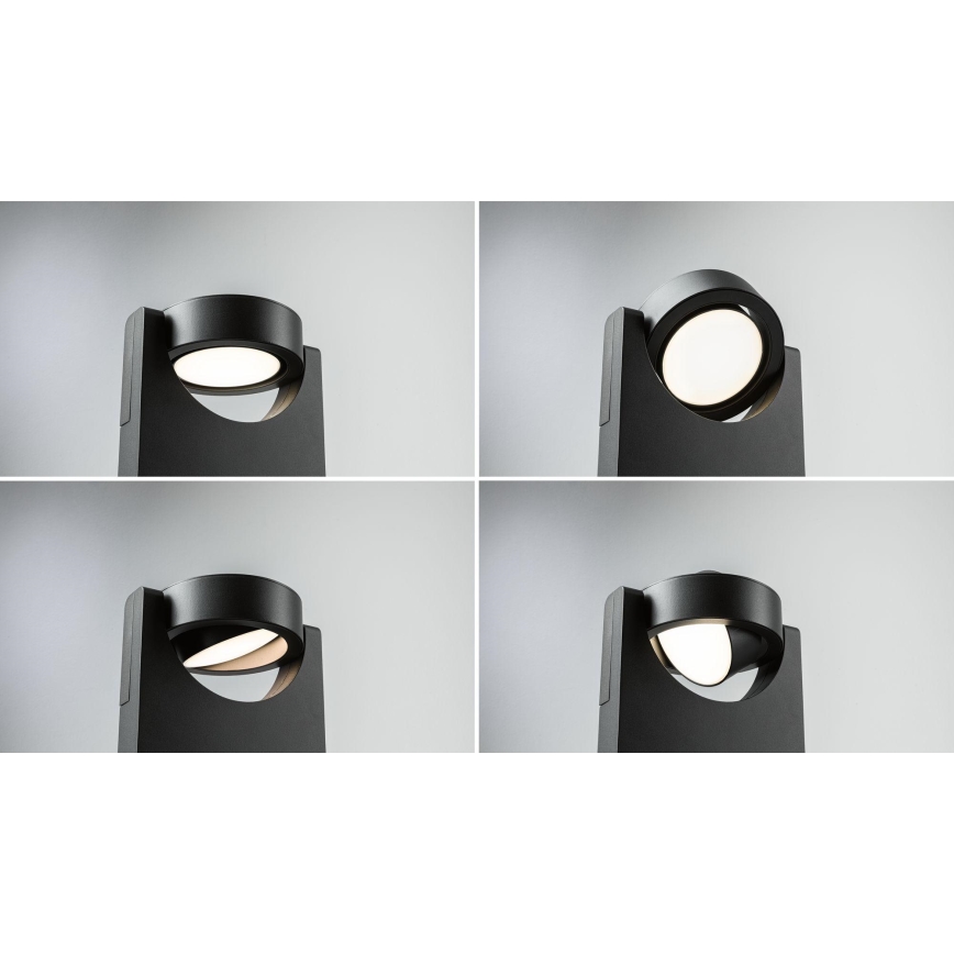 Paulmann 94406 - LED/8W IP44 Zunanja stenska svetilka SWIVEA 230V
