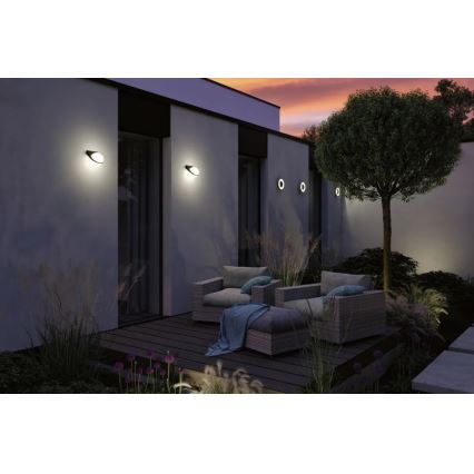 Paulmann 94409 - LED/4W IP44 Zunanja stenska svetilka CIRCEA 230V