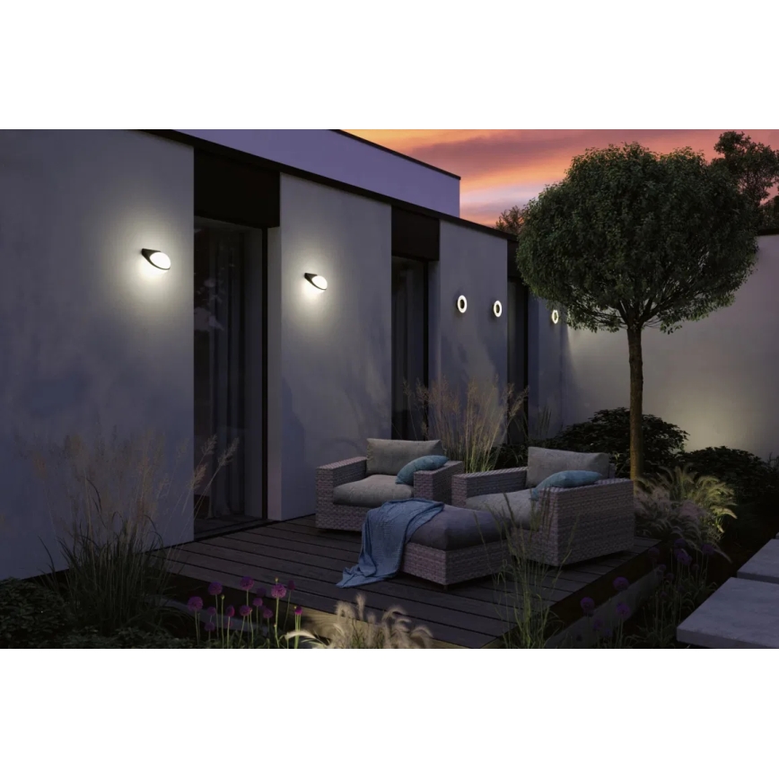 Paulmann 94409 - LED/4W IP44 Zunanja stenska svetilka CIRCEA 230V