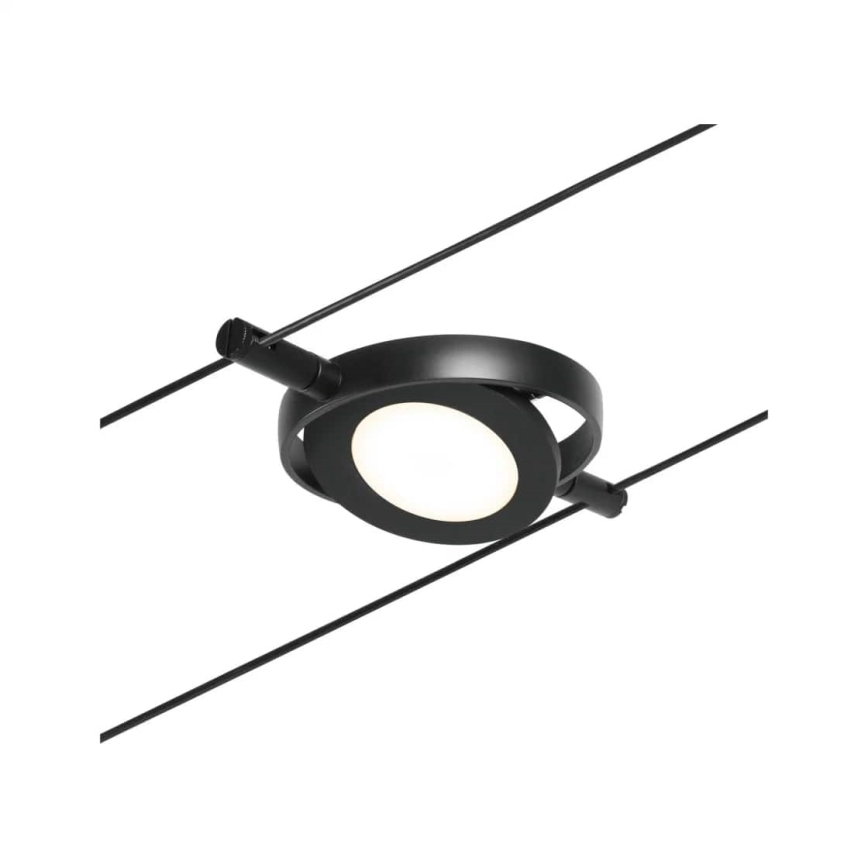 Paulmann 94418 - Komplet 5× LED/4,5 W, kabelski sistem ROUNDMAC 230 V, črn