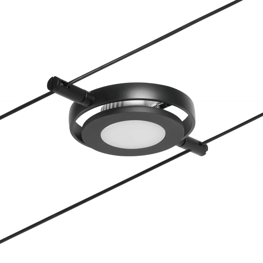 Paulmann 94418 - Komplet 5× LED/4,5 W, kabelski sistem ROUNDMAC 230 V, črn