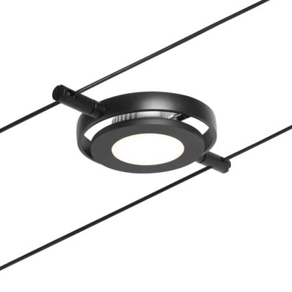 Paulmann 94418 - Komplet 5× LED/4,5 W, kabelski sistem ROUNDMAC 230 V, črn