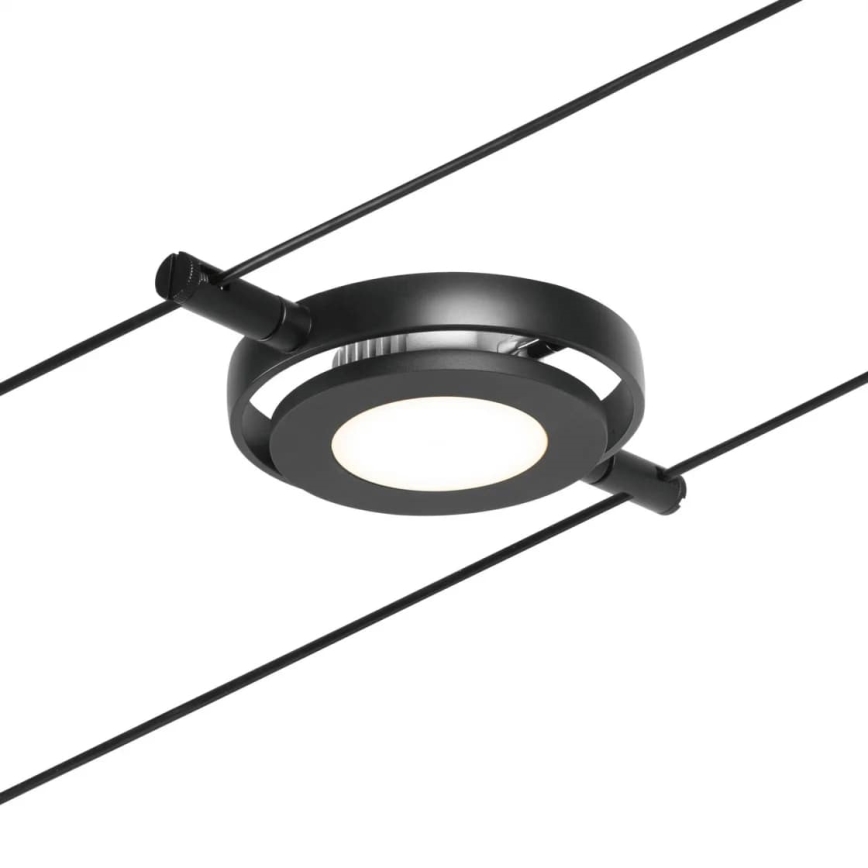 Paulmann 94418 - Komplet 5× LED/4,5 W, kabelski sistem ROUNDMAC 230 V, črn