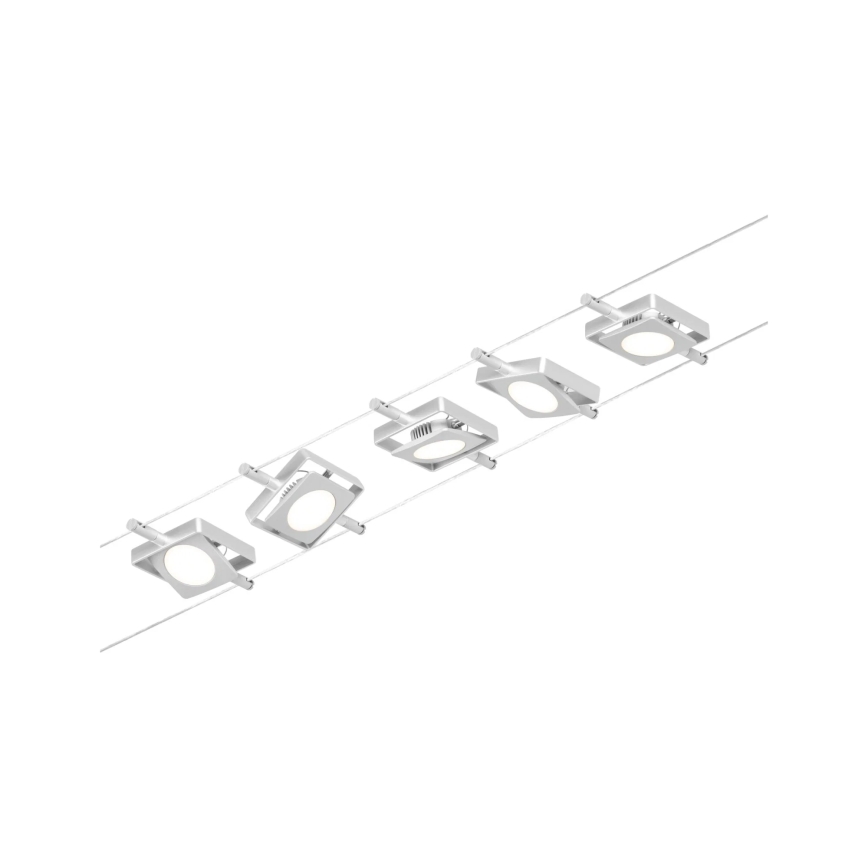 Paulmann 94420 - Komplet 5xLED/4,5W Kompleten kabelski sistem MAC 230V mat krom