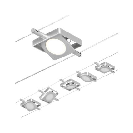 Paulmann 94420 - SET 5xLED/4,5W Reflektor za tračni sistem MAC 230V mat krom