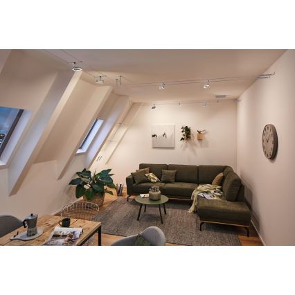 Paulmann 94481 - Komplet 5× LED/4,8 W, celovit kabelski sistem FRAME 230 V, matiran krom