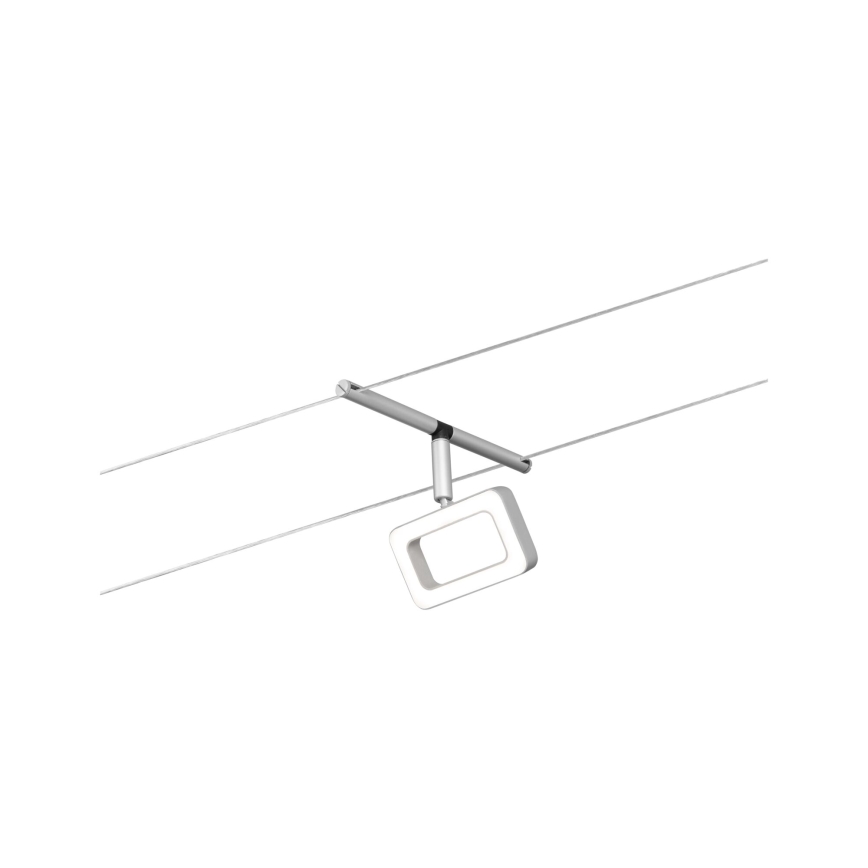 Paulmann 94481 - Komplet 5× LED/4,8 W, celovit kabelski sistem FRAME 230 V, matiran krom