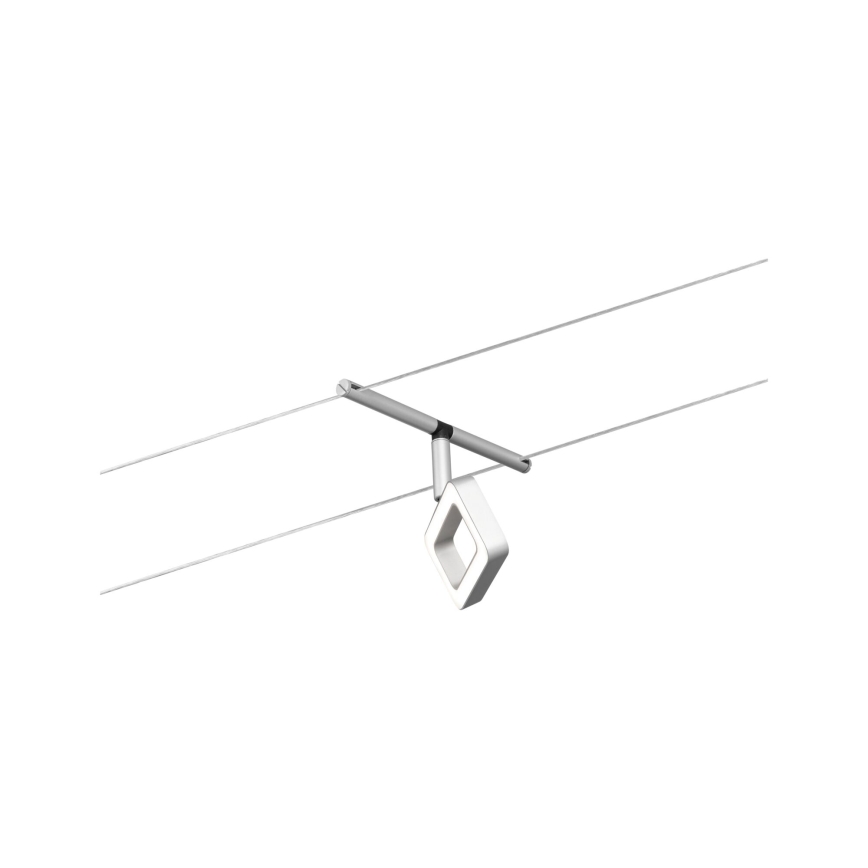 Paulmann 94481 - Komplet 5× LED/4,8 W, celovit kabelski sistem FRAME 230 V, matiran krom