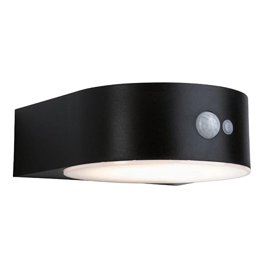Paulmann 94570 - LED/5,5W IP44 Solarna stenska svetilka s senzorjem EILEEN 3,7V 2000 mAh