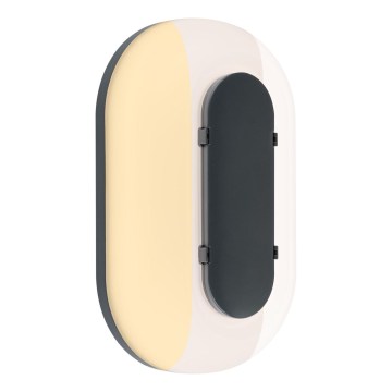 Paulmann 94957 - LED/18,5W IP65 zatemnjevalna zunanja stenska svetilka ELUNOR 230V 2200/3000/4000K antracit