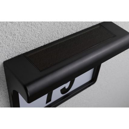 Paulmann 95388 - LED/0,05W IP44 Solarna hišna številka s senzorjem DAYTON 4,8V