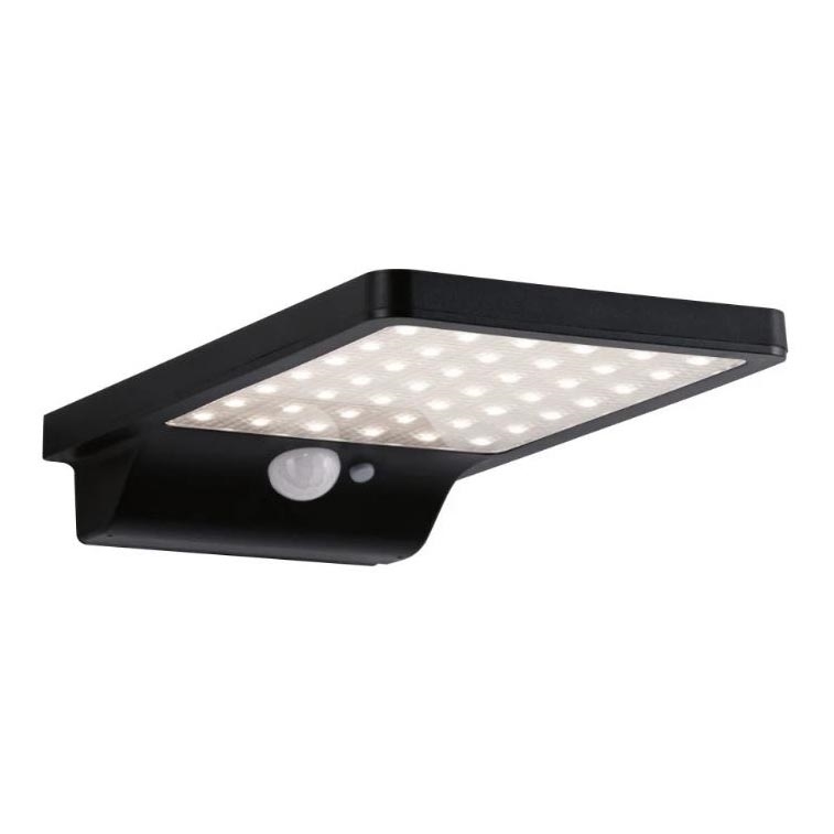 Paulmann 95393 - LED/4W IP44 Zatemnitvena solarna stenska svetilka s senzorjem SOLVEIG 3,7V 2000 mAh