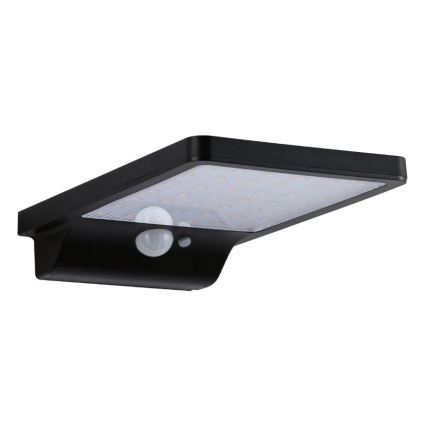 Paulmann 95393 - LED/4W IP44 Zatemnitvena solarna stenska svetilka s senzorjem SOLVEIG 3,7V 2000 mAh