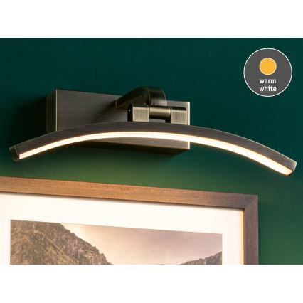 Paulmann 95559 - LED/6W Svetilka za sliko BENTO 230V 30 cm medenina