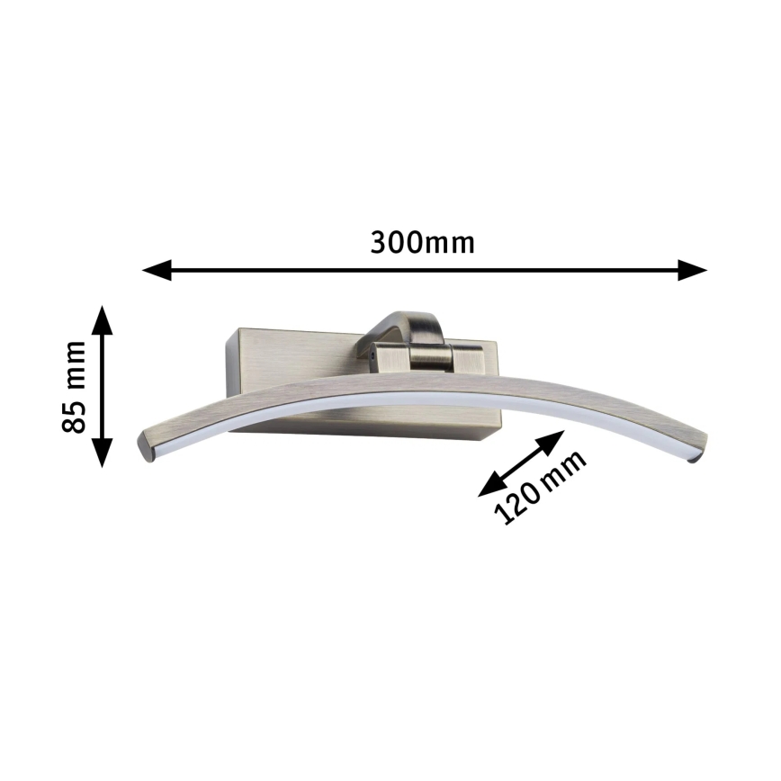 Paulmann 95559 - LED/6W Svetilka za sliko BENTO 230V 30 cm medenina