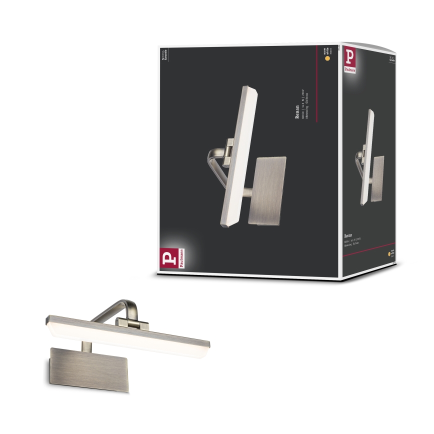 Paulmann 95568 - LED/6W Svetilka za slike RENAN 230 V, 30 cm, iz medenine