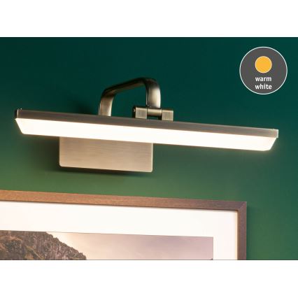 Paulmann 95569 - LED/9,5W Stensko svetilo za slike RENAN 230V 40 cm medenina