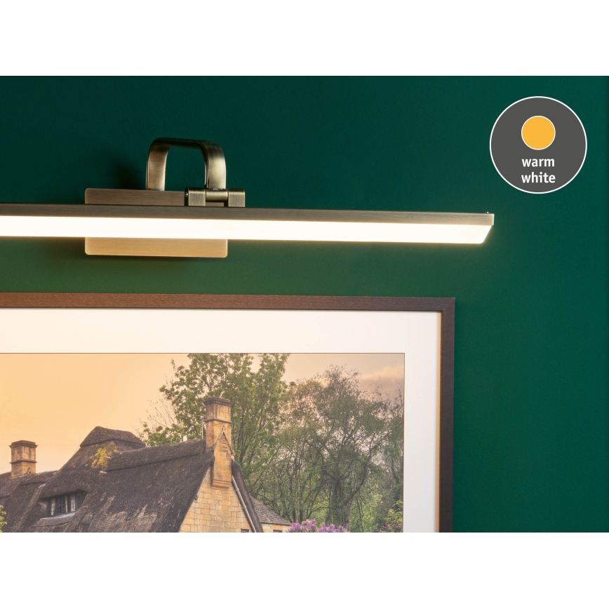 Paulmann 95570 - LED/11W Stenska svetilka za slike RENAN 230V 60 cm medenina