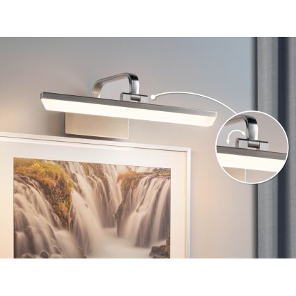 Paulmann 95572 - LED/9,5W Svetilka za slike RENAN 230V 40 cm matni krom