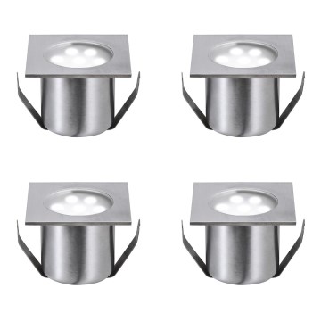 Paulmann 98870 - SET 4xLED/0,6W IP65 Svetilka za dovozno pot MINI 230V/12V
