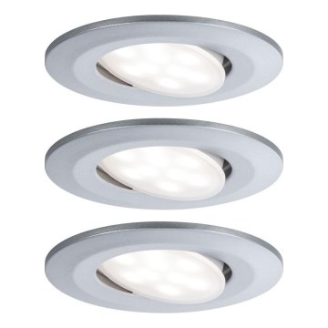 Paulmann 99933 - SET 3x LED/5,2W IP65 Zatemnitvena kopalniška vgradna svetilka 230V