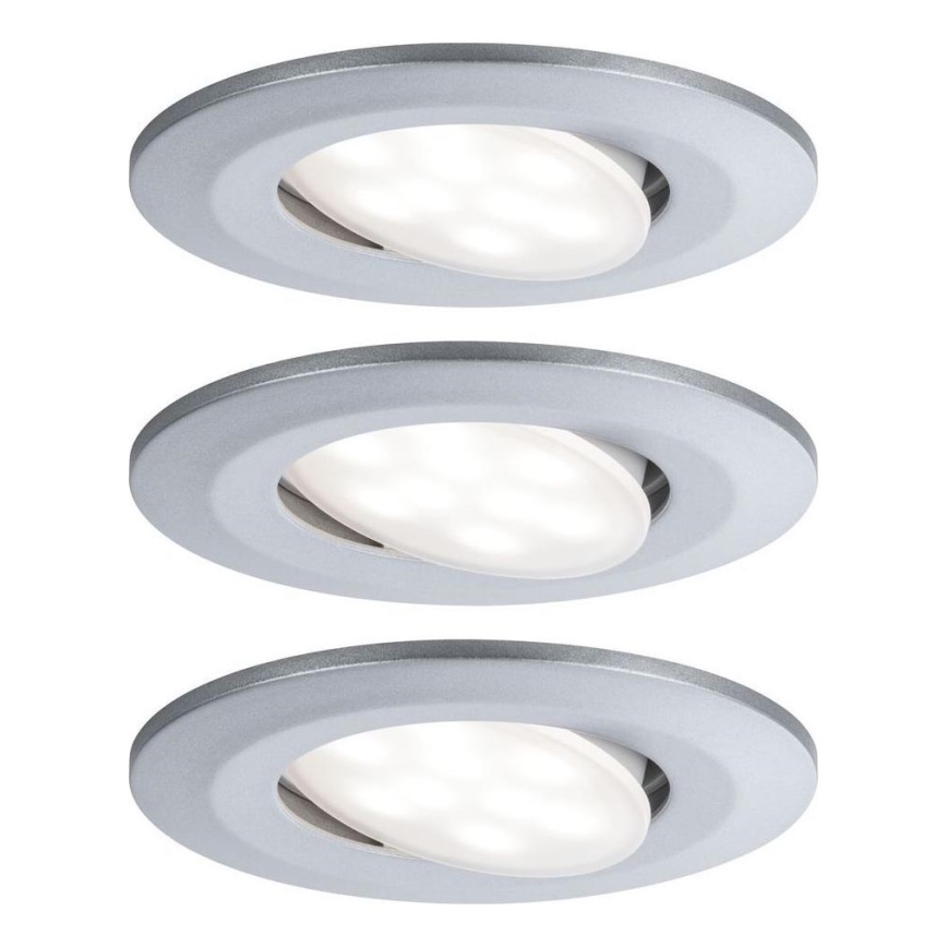 Paulmann 99933 - SET 3x LED/5,2W IP65 Zatemnitvena kopalniška vgradna svetilka 230V