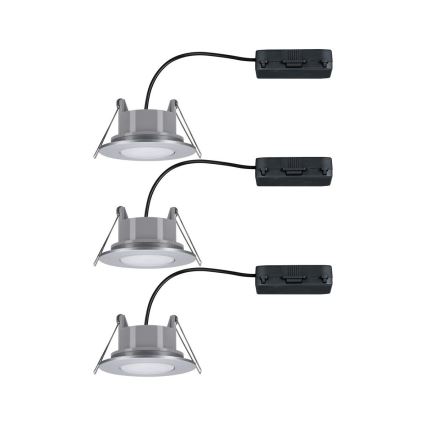 Paulmann 99933 - SET 3x LED/5,2W IP65 Zatemnitvena kopalniška vgradna svetilka 230V