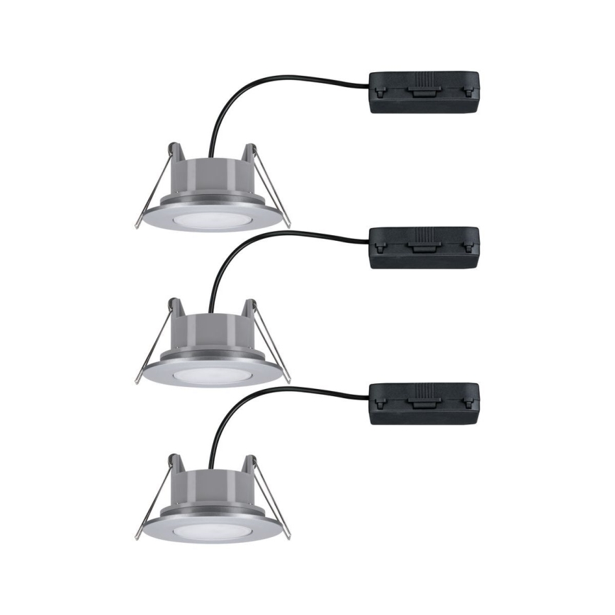 Paulmann 99933 - SET 3x LED/5,2W IP65 Zatemnitvena kopalniška vgradna svetilka 230V