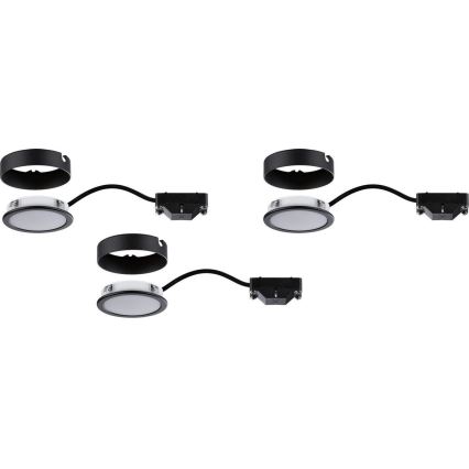 Paulmann 99990 - SET 3xLED/3,5W Osvetlitev za pohištvo PUKK 230V