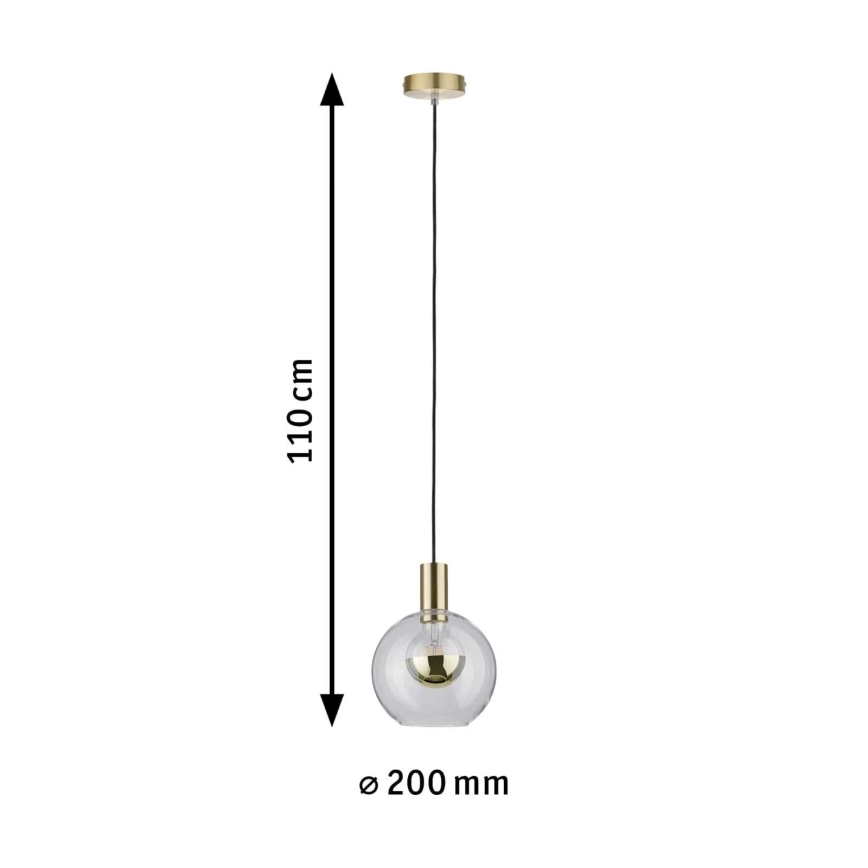 Paulmann -  Lestenec na vrvici ESBEN 1xE27/20W/230V