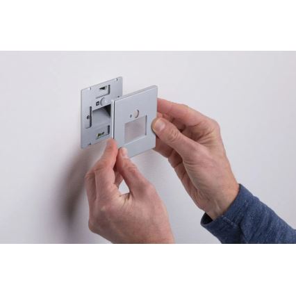 Paulmann  93134 - LED/1,2W Stopniščna svetilka s senzorjem EDGE 230V mat krom