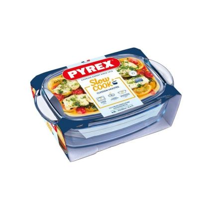 Pekač PYREX s pokrovom, 4,5 l