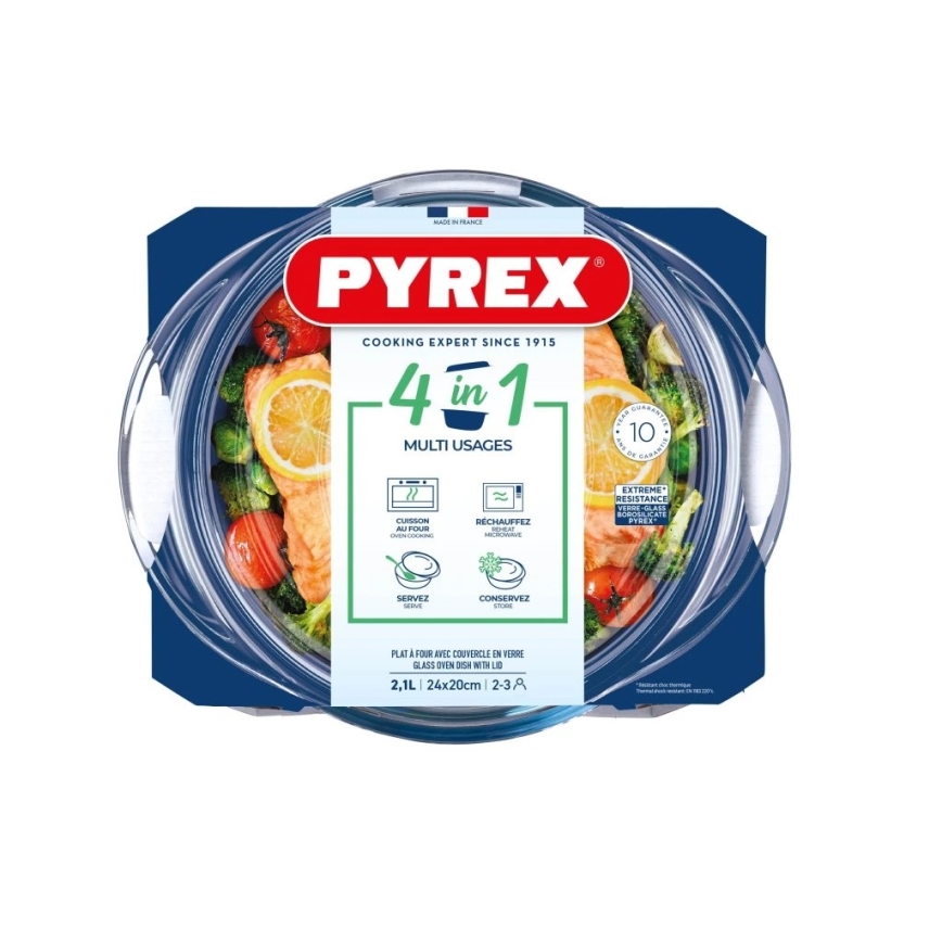 Pekač PYREX z pokrovom 2,1 l